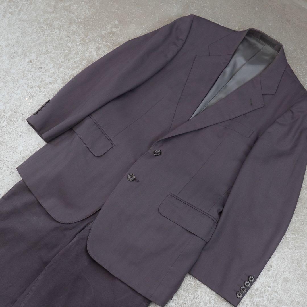 70s Burberry's セットアップ　テーラードジャケット　ダークグレー