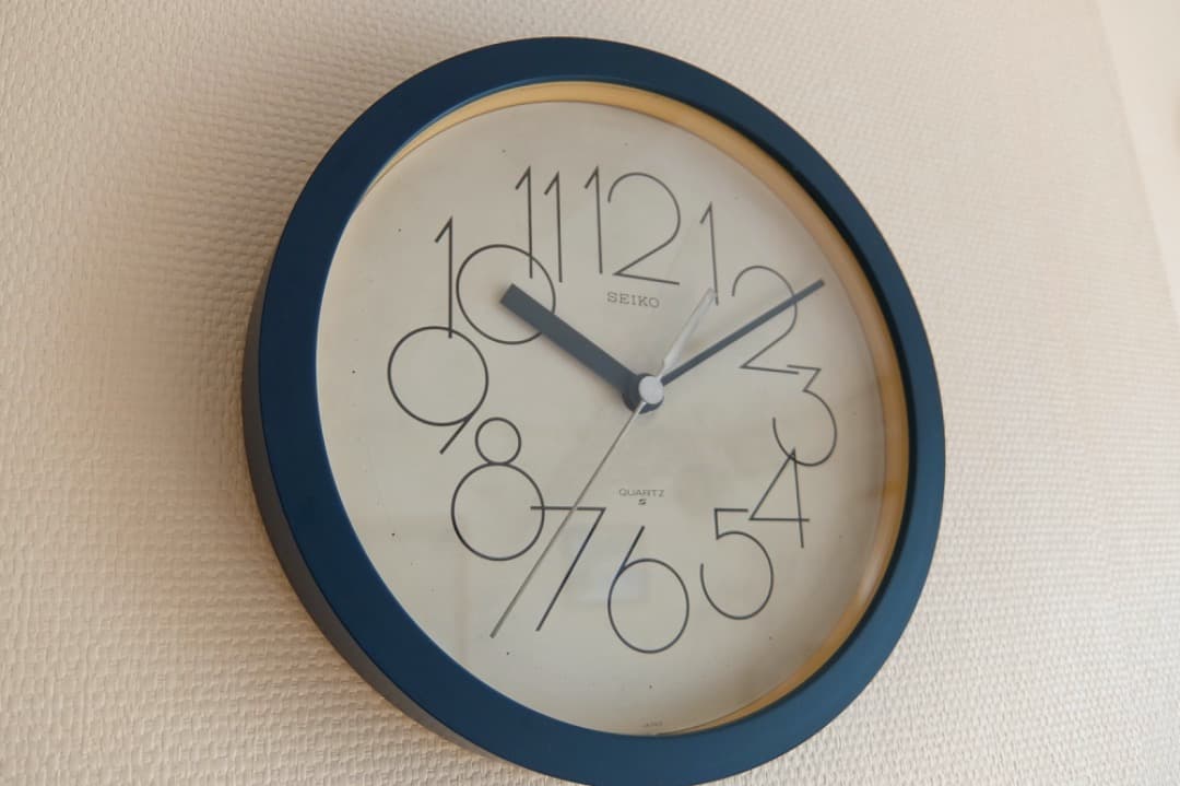 【動作確認済】80’sヴィンテージSEIKO ポストモダンデザインクロック