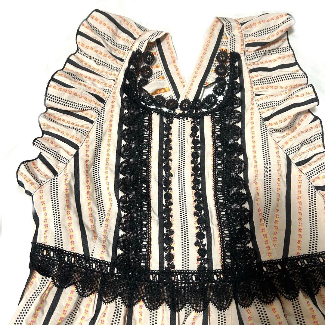 定価120.000円程相当　ANNASUI 長袖ワンピース　エプロンセット