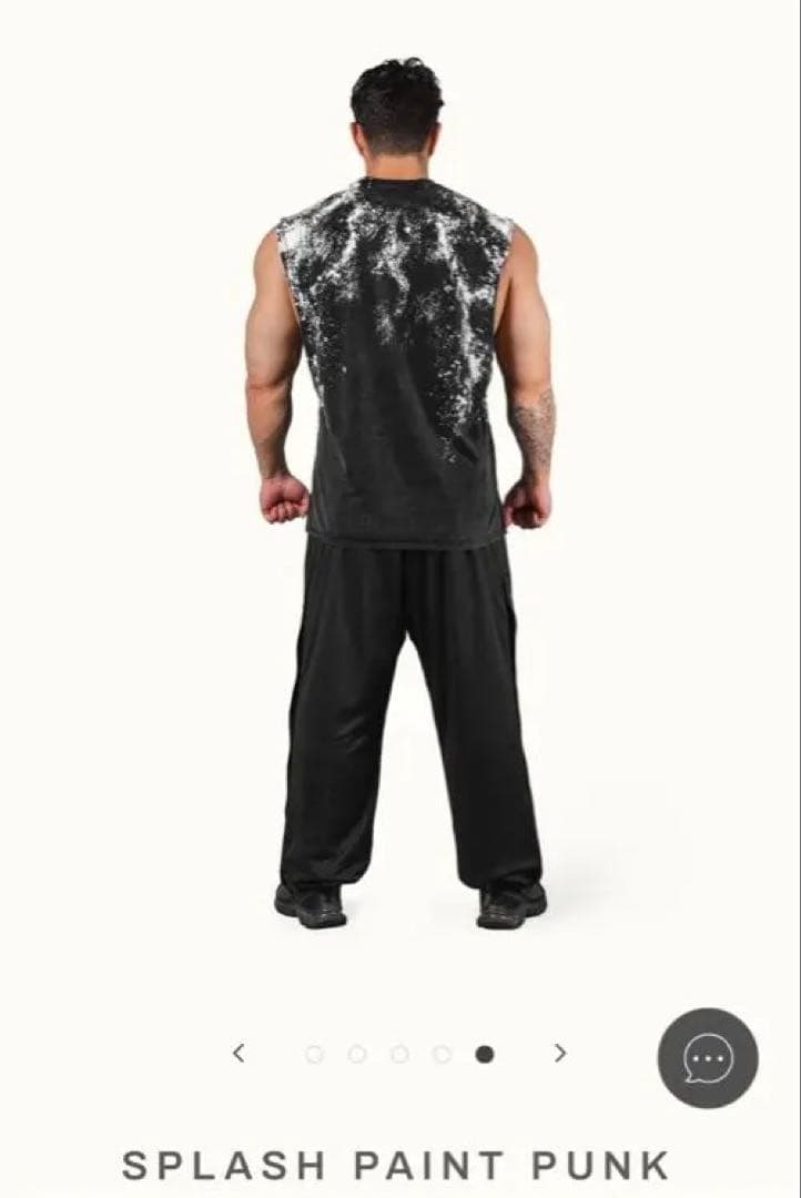 トップス LYFT SPLASH PAINT PUNK LOGO TANKTOP