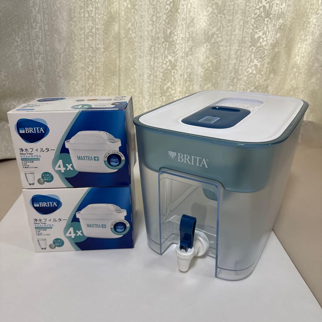 BRITA ブリタ　タンク型浄水器　カートリッジ8個セット フィルター