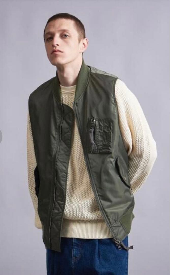 【monkey time】REVERSIBLE PDD FLIGHT VEST