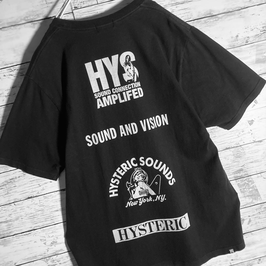 【超人気】ヒステリックグラマー☆バックロゴ　Tシャツ　ヒスガール　ギターガール