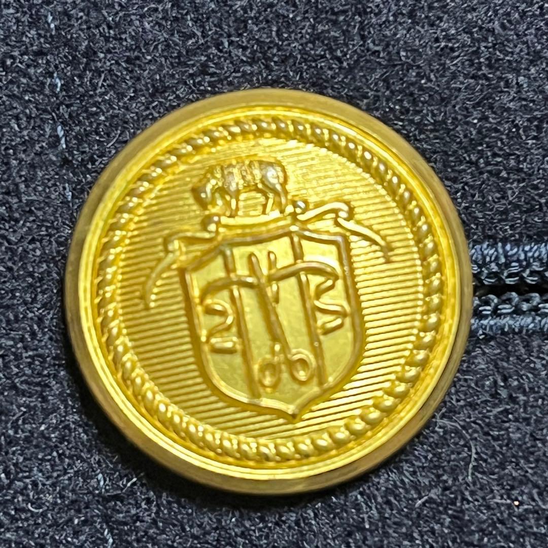 【美品】ジェイプレス　テーラードジャケット　金ボタン 紺ブレ　シングル　XS 紺
