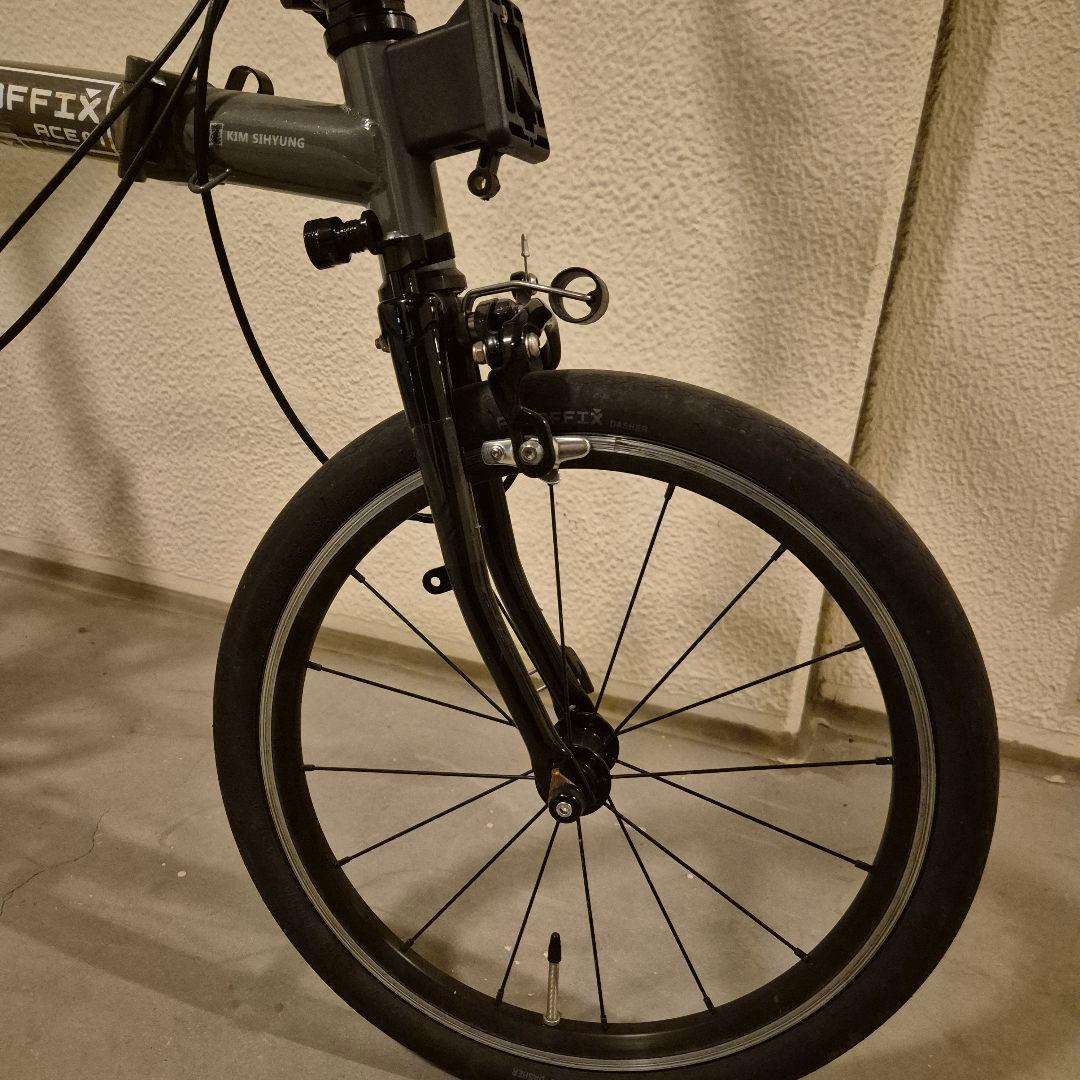ブロンプトン風 折りたたみ自転車