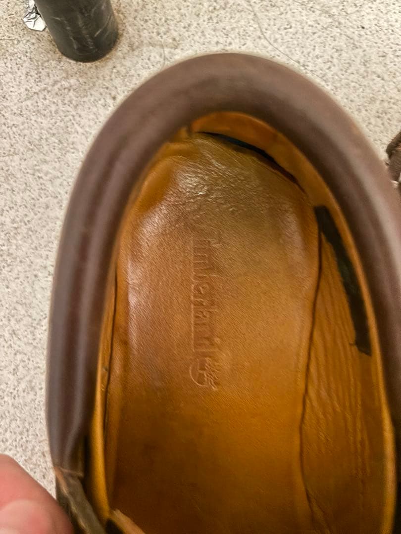 Timberland ローファー　3eye ブラウン　モカシン