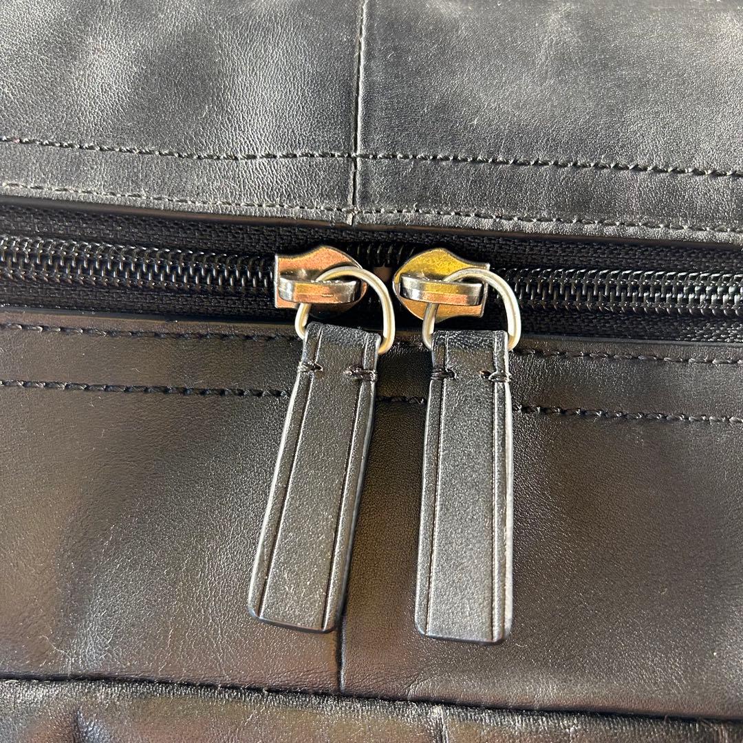 COACH レザー 2WAY レキシトンボストンバッグ F70668 ブラック