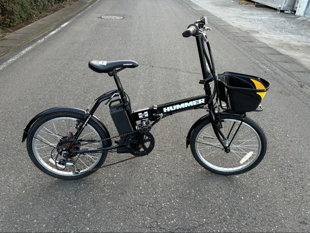 折りたたみ電動アシスト自転車　 HUMMER ハマー　送料無料