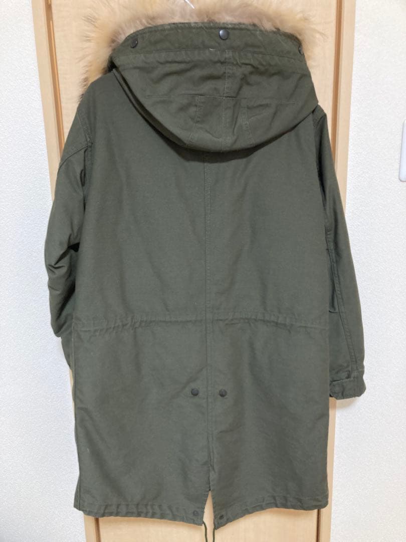 お値下げ！【美品】モンキータイム 3way モッズコート カーキ S