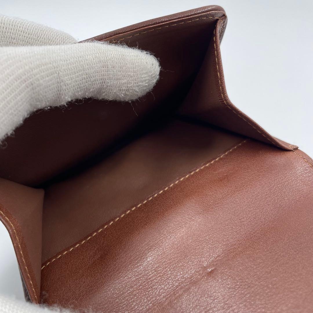 未使用✨　CELINE パリマカダム　デニム　折り財布　財布　札入れ　レザー