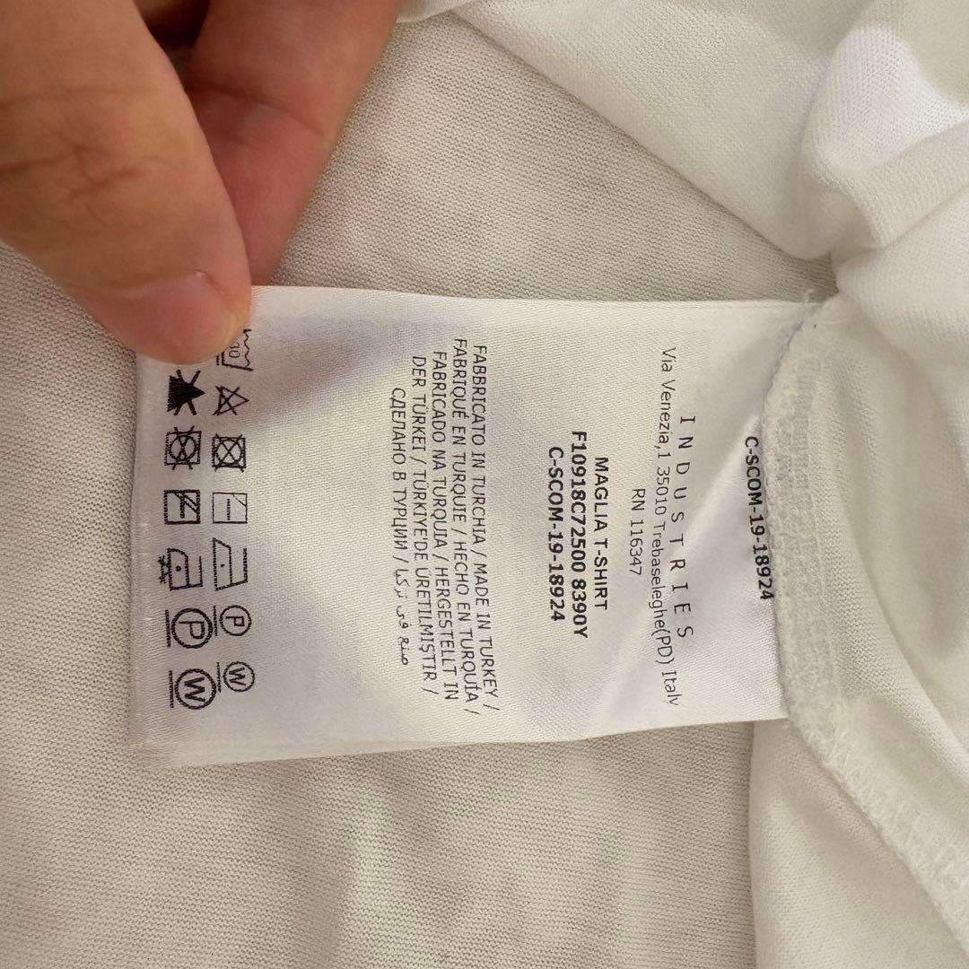 モンクレール　ペイズリー　ポケット　Tシャツ WHITE Mサイズ