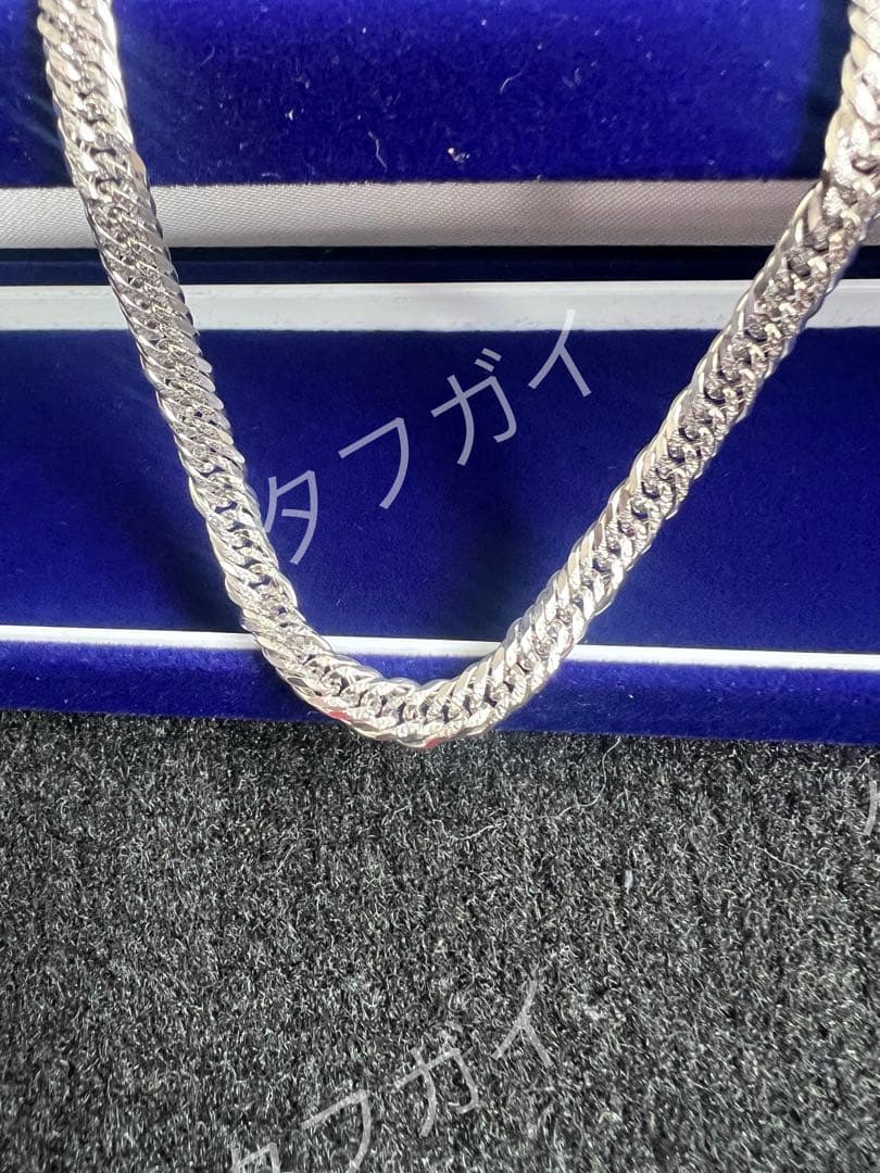 シルバー 925 12面 トリプル 喜平 ダイヤモンドカット 5mm 50cm