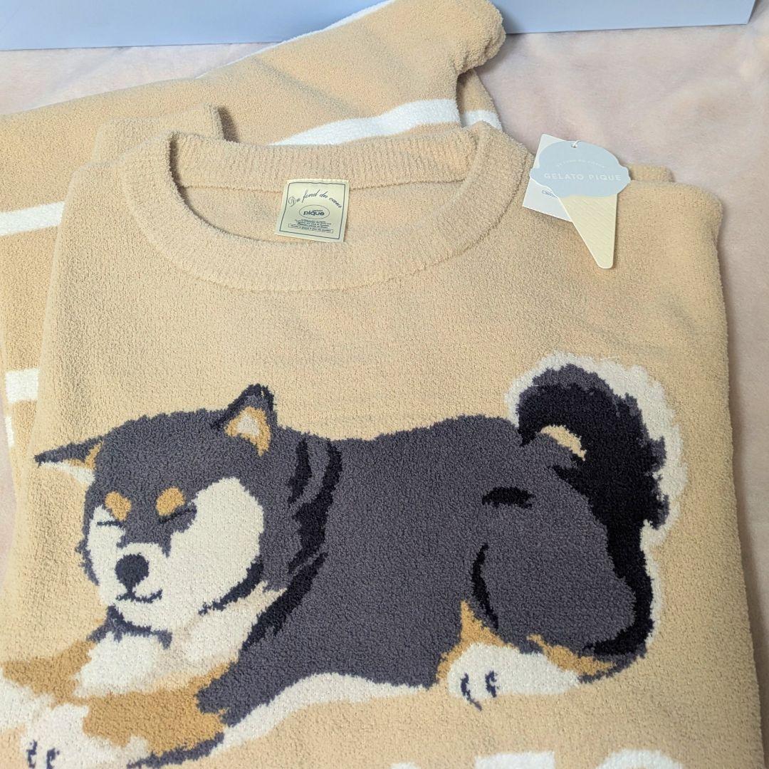 ジェラピケ上野 限定ルームウェア 柴犬 フリーサイズ