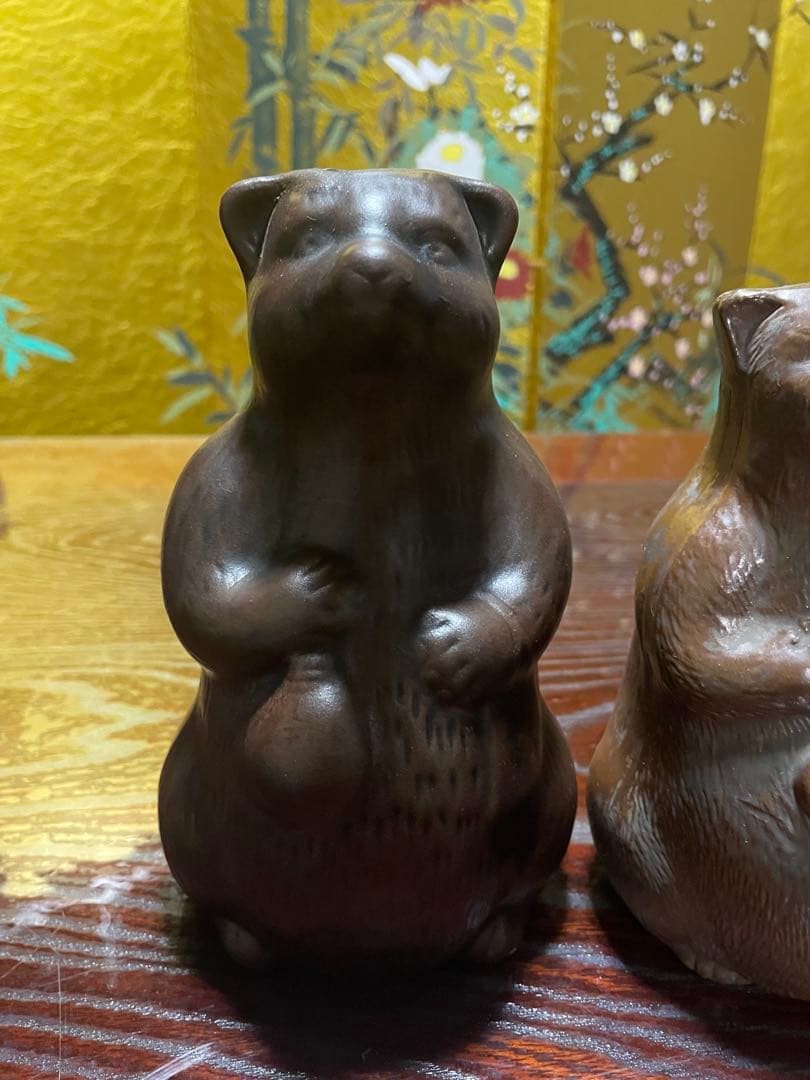 備前焼　タヌキ　3個セット