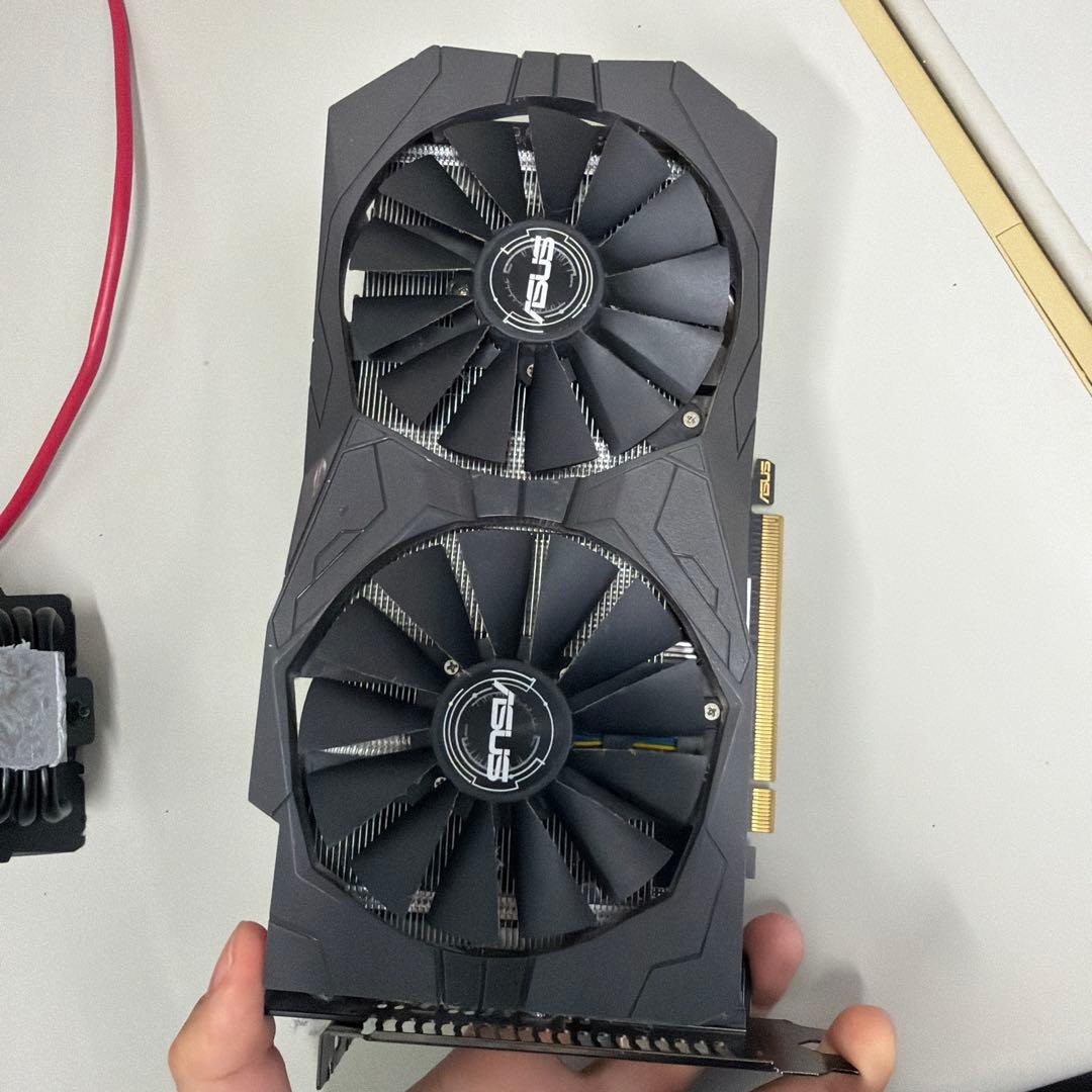 ASUS STRIX RX580 8GB カスタム背板付き
