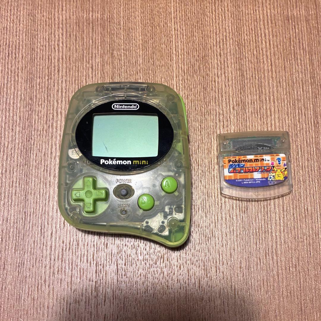pokemon mini チコリータグリーン+パズルコレクション