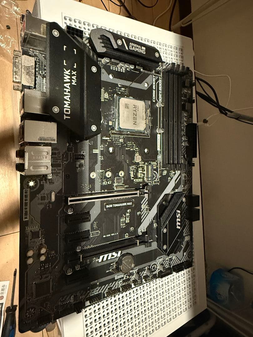 MSI B450 TOMAHAWK MAX マザーボード+5700X
