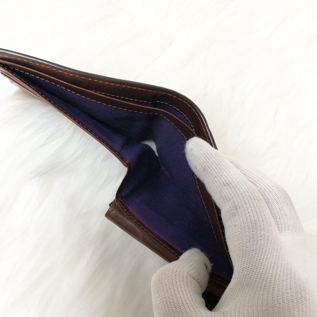 【廃盤超希少】ヴィヴィアンウエストウッド 三つ折り財布 スカル パンチングレザー