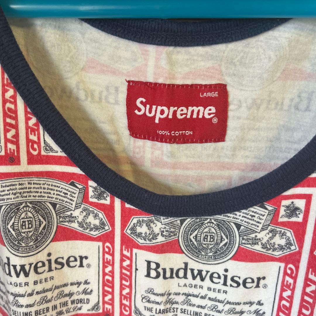 Supreme Budweiser タンクトップ Lサイズ