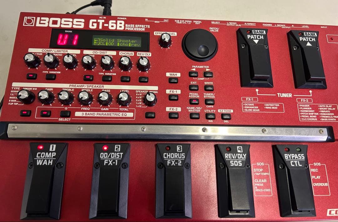 BOSS GT-6B ベース用 マルチエフェクター 本体のみ