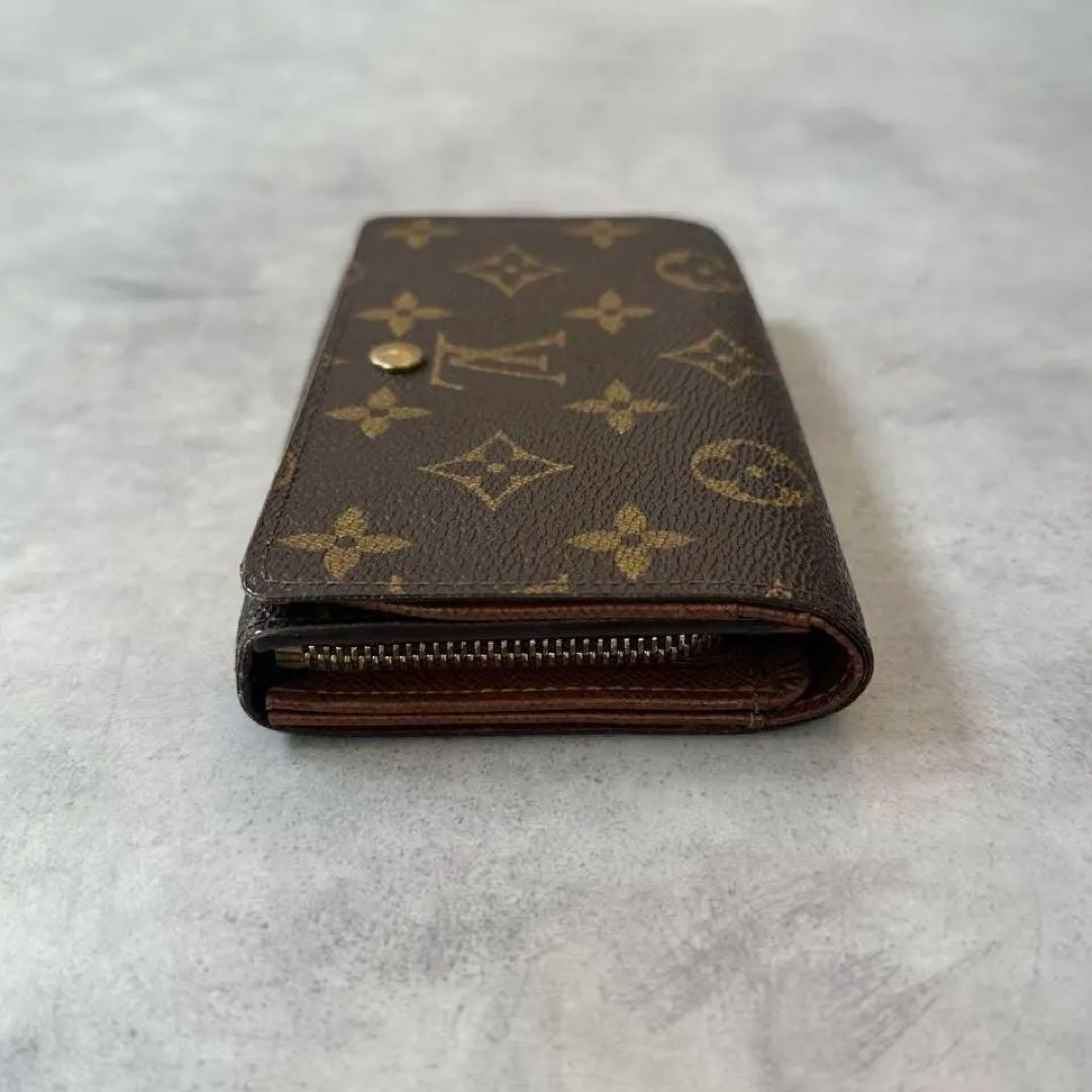 Louis Vuittonモノグラム ポルトフォイユ トレゾール 二つ折り財布