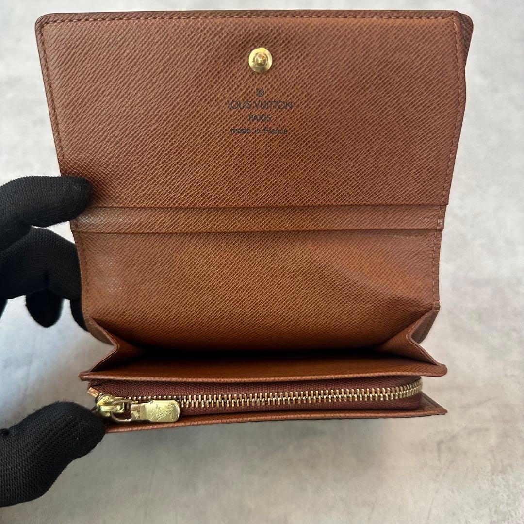 Louis Vuittonモノグラム ポルトフォイユ トレゾール 二つ折り財布