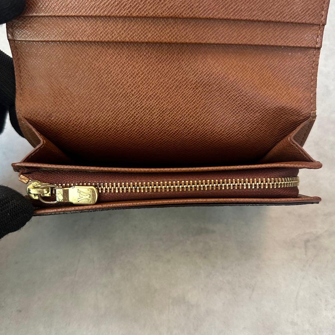 Louis Vuittonモノグラム ポルトフォイユ トレゾール 二つ折り財布