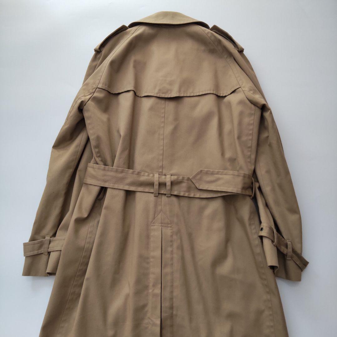 美品 サンローランパリ ギャバジン ロング トレンチコート ベルト付 ベージュ