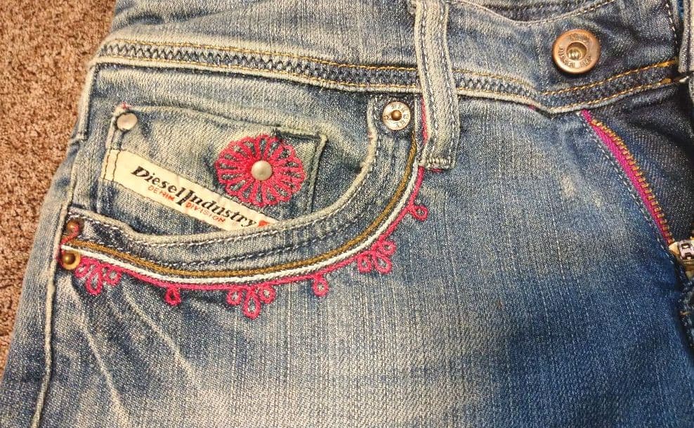 ♪期間限定セール中♪★DIESEL★ディーゼル★デニム★刺繍★