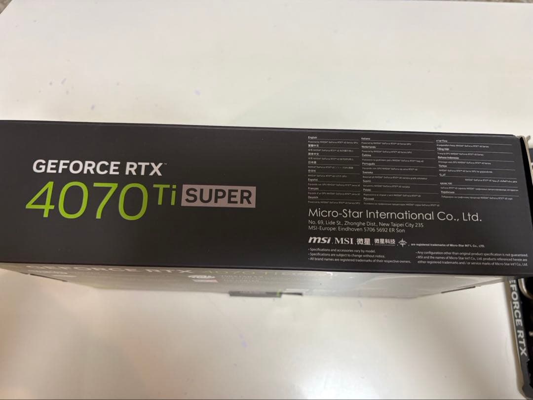 グラフィックボード・グラボ・ビデオカード MSI RTX4070Ti Super 16GB