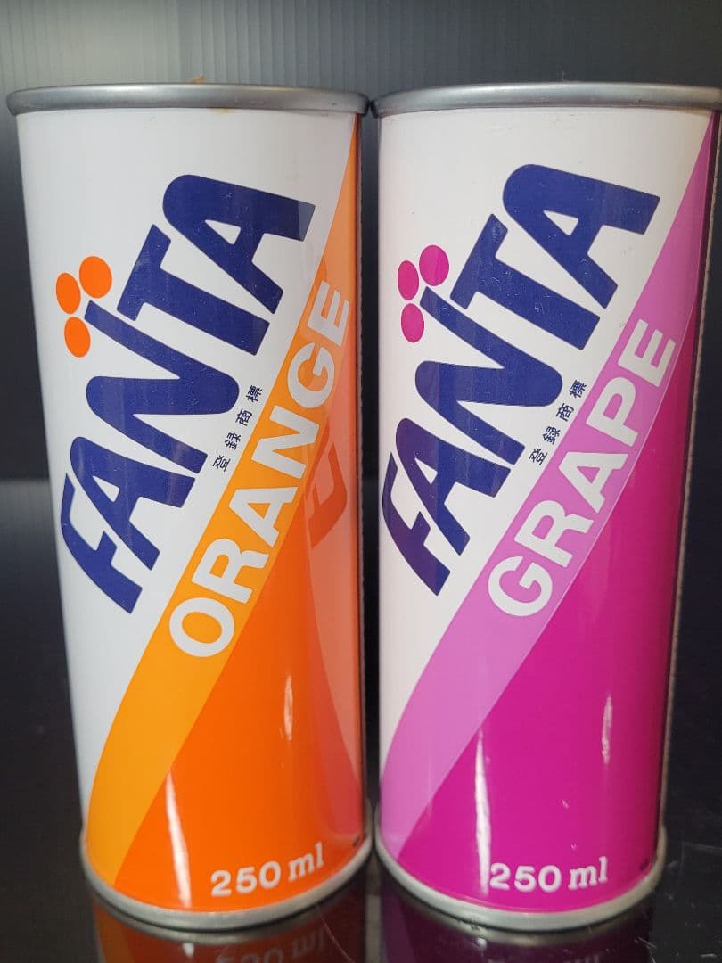 当時物 FANTA ファンタ オレンジ グレープ 空き缶