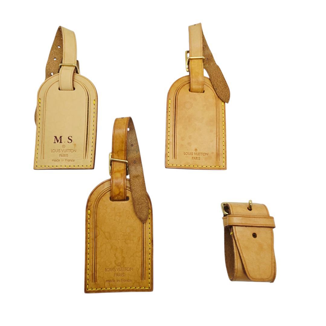 LOUIS VUITTON ヌメ革 ネームタグ ラゲージタグ 11点＋ポアニエ