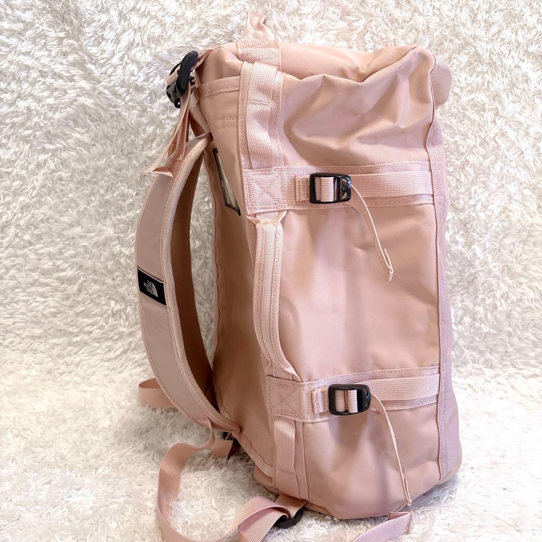 【未使用級】ノースフェイス ダッフルバッグ 31L ピンク ボストン 2way