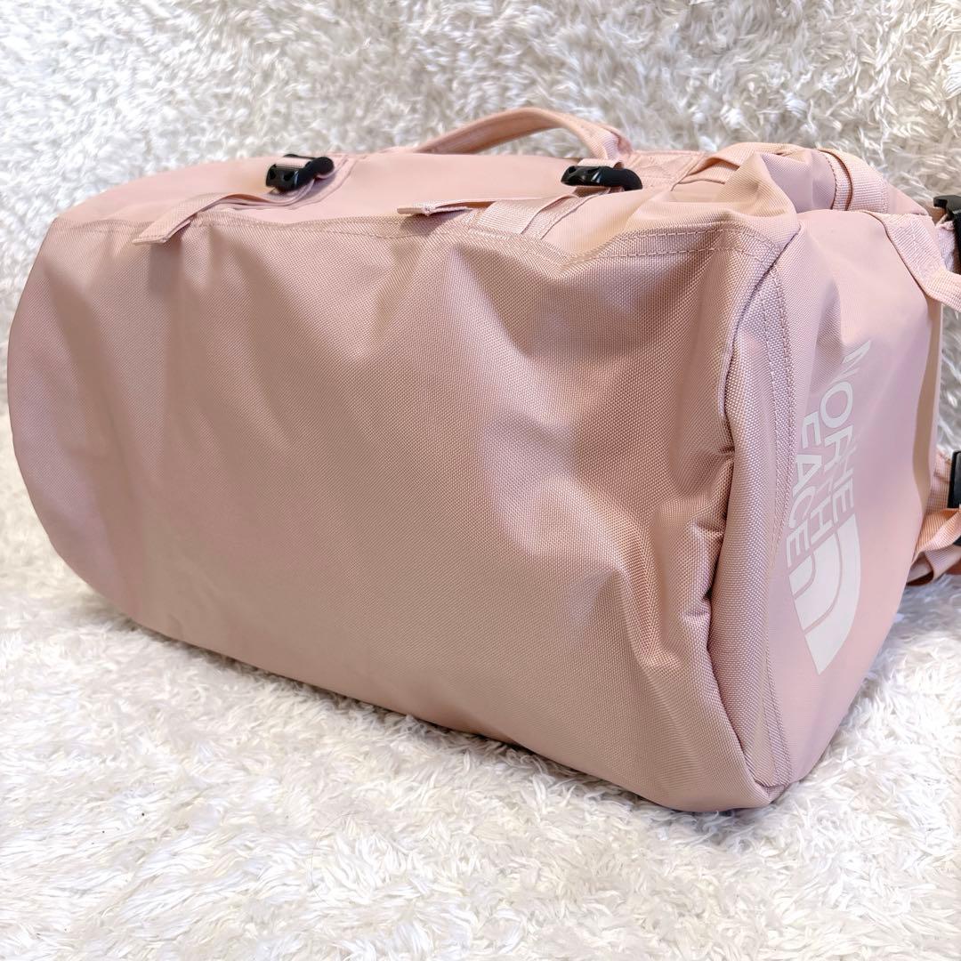 【未使用級】ノースフェイス ダッフルバッグ 31L ピンク ボストン 2way