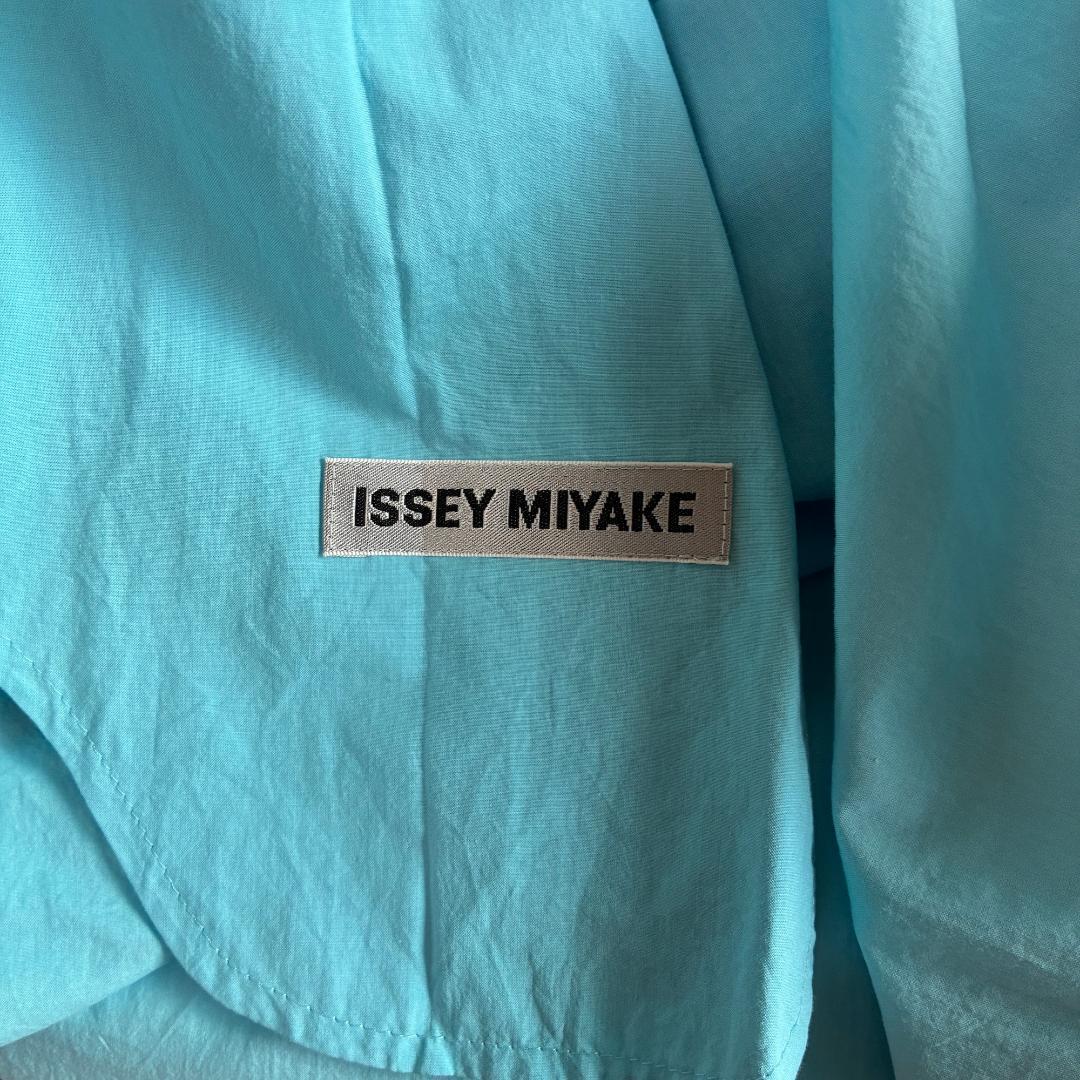 ISSEY MIYAKE イッセイミヤケ 半袖 ワンピース 水色