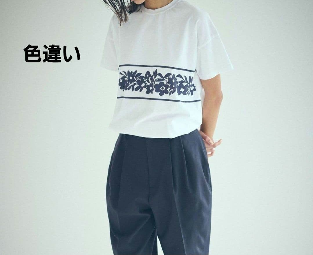 【定価1.8万】SEA 2024SS プルメリア グラフィックTシャツ 完売
