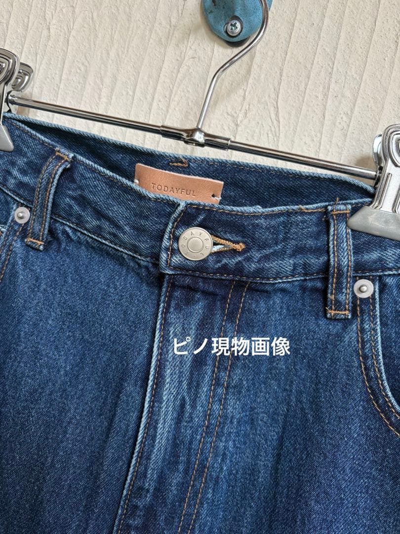 【即日発送可】 24 新品 todayful Cary's Denim ブルー