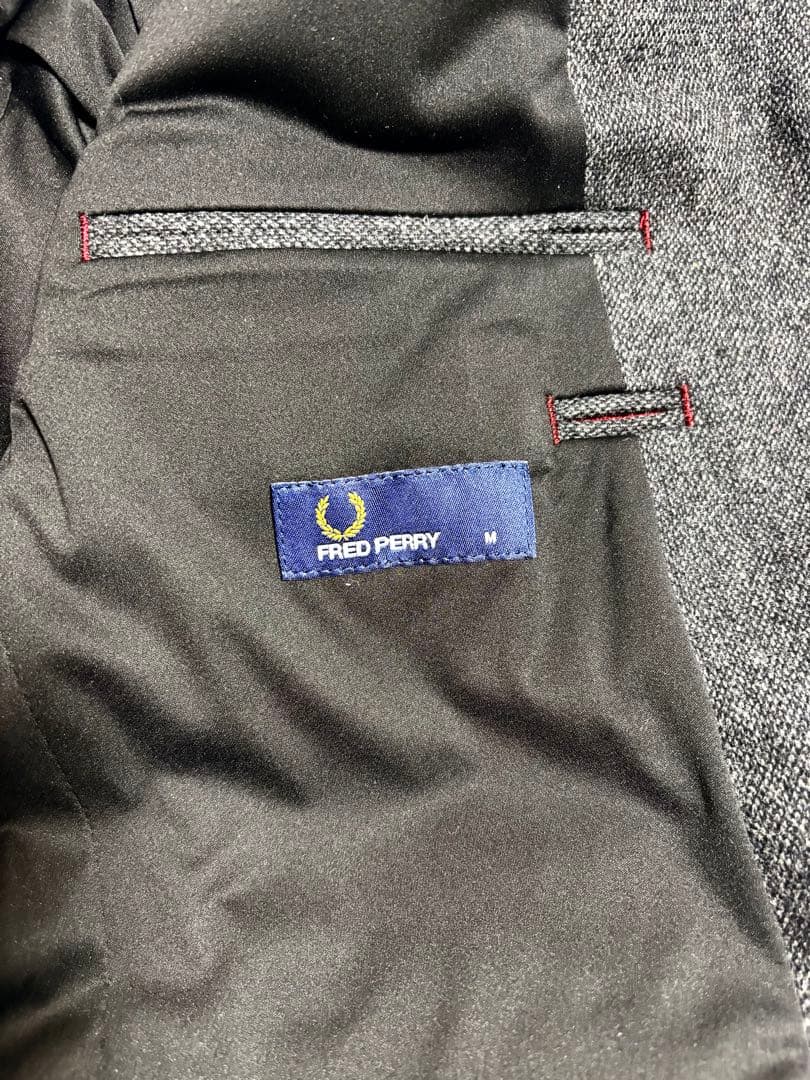 S*A様 FRED PERRY テーラードジャケット Mサイズ グレー