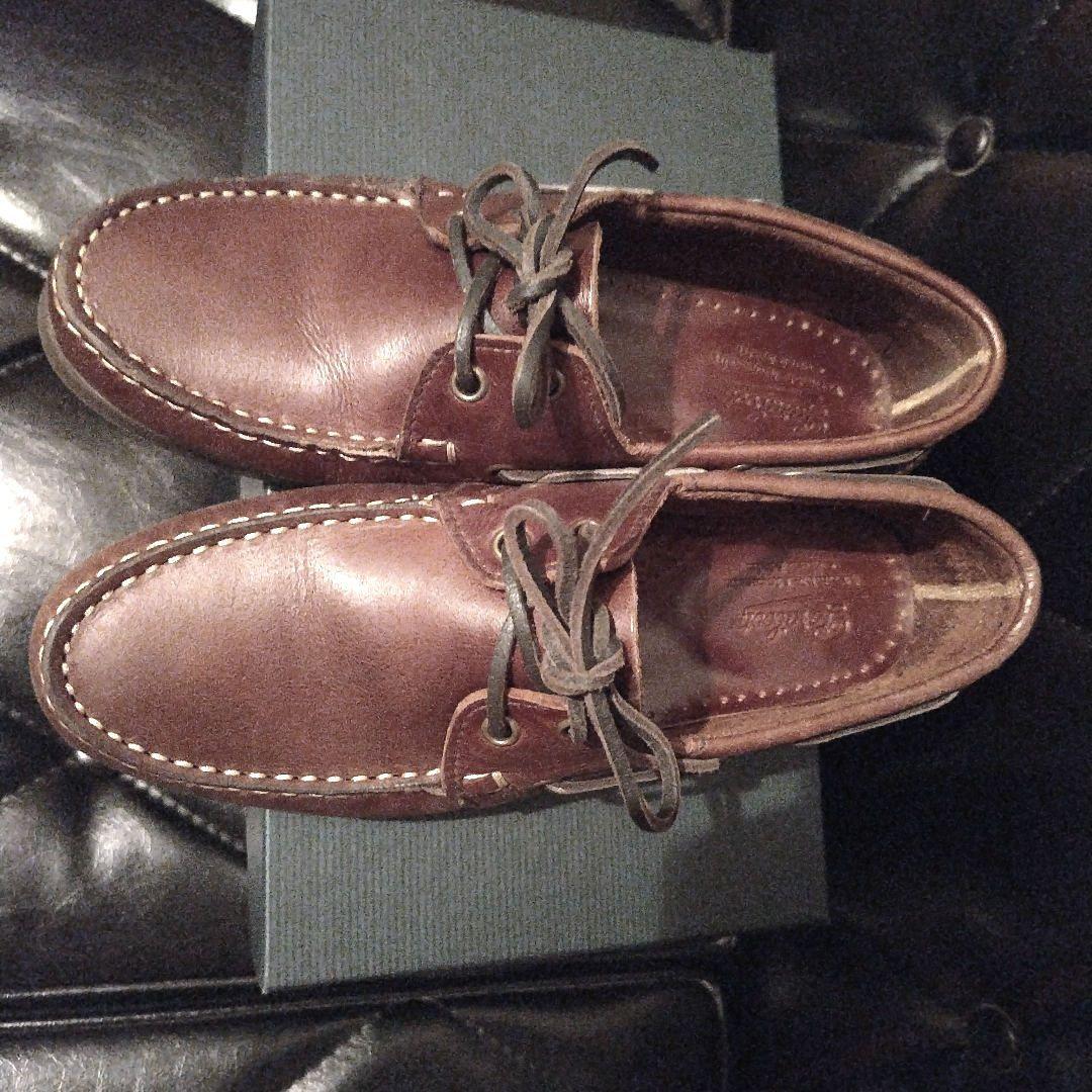 【 パラブーツ Paraboot 】バース　デッキシューズ　24.5　ブラウン