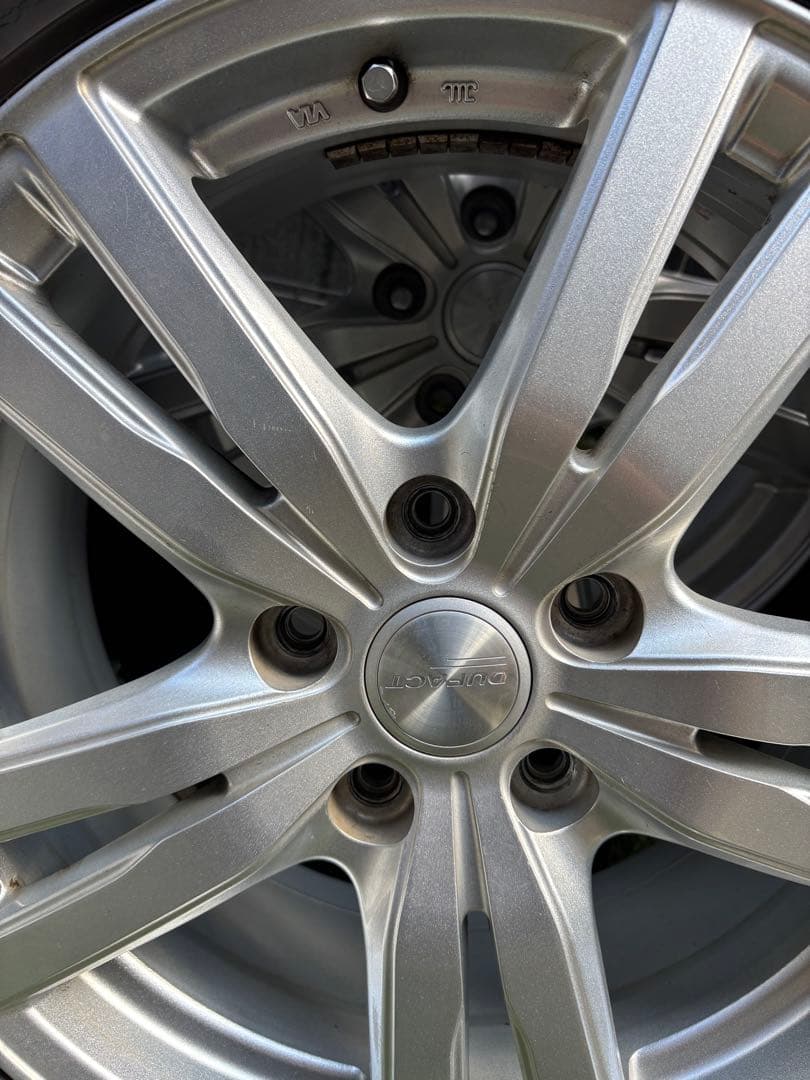 215/55R17 スタッドレスタイヤホイールセット ヒビ有