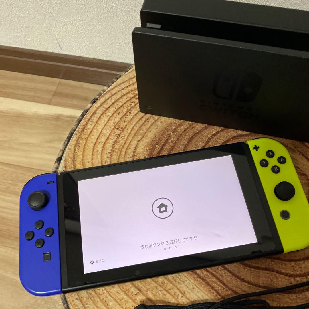 Nintendo Switch ニンテンドースイッチ本体BLU/YEL箱無し①