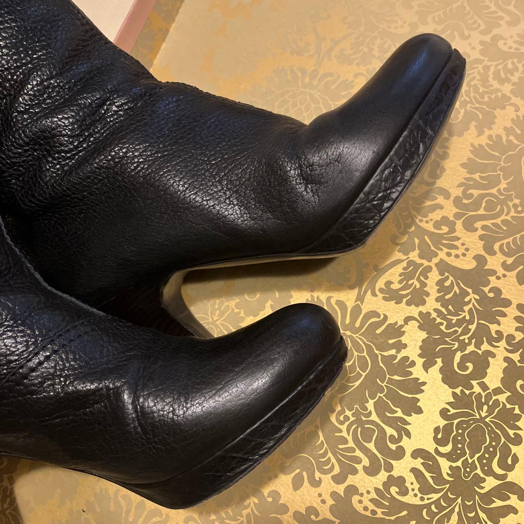 MIU MIU レザー　ブーツ　ミュウミュウ