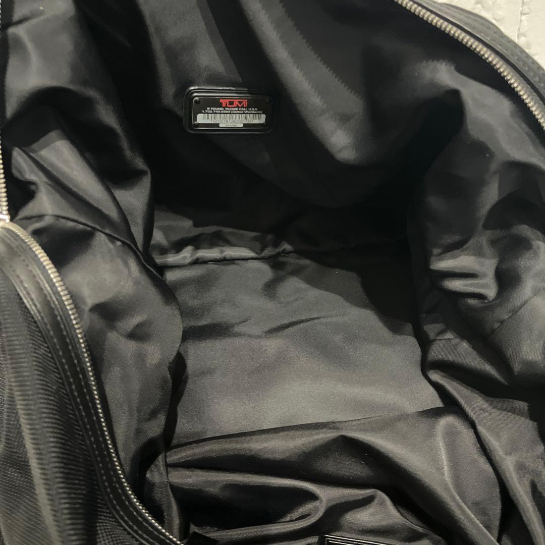 【希少】TUMI トゥミ　2WAY ボストンバッグ 牛革　ブラック