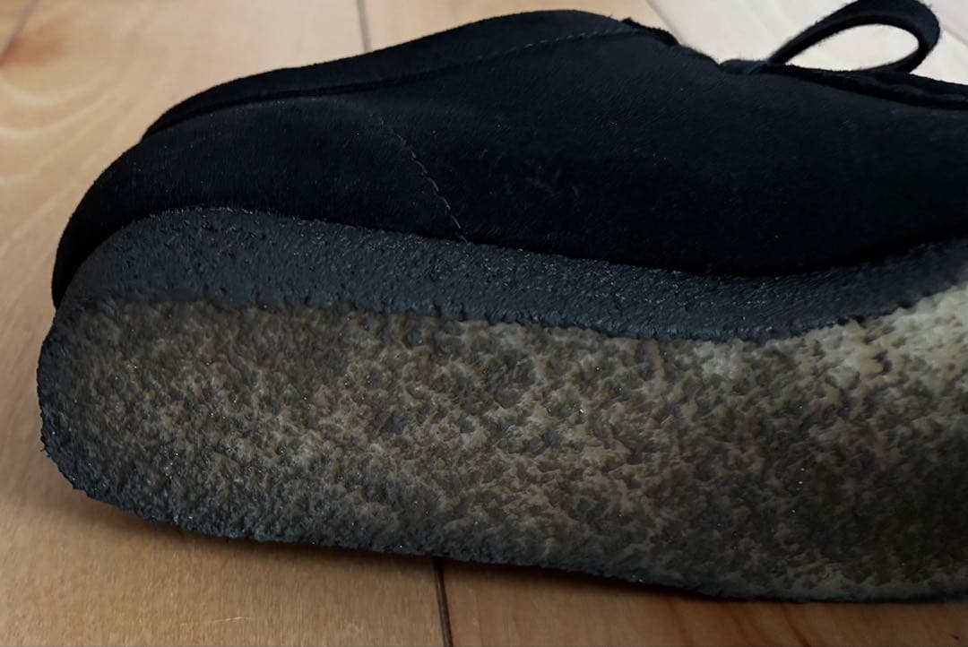 Clarks クラークス ワラビー ブラック 黒 スエード UK7