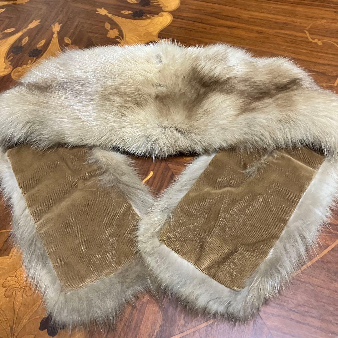 美品 ロシアンセーブル ゴールド ティペット
