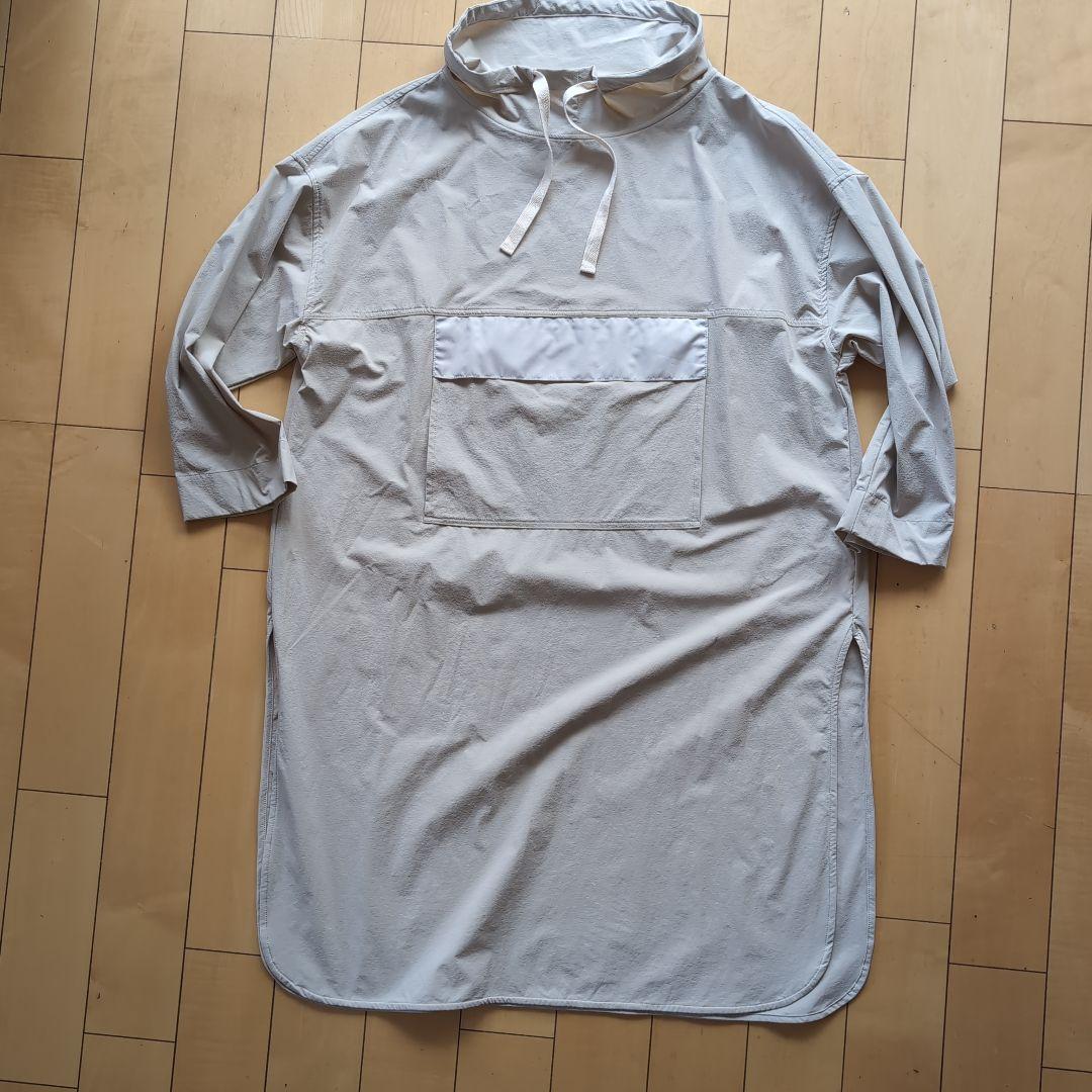 shirone　ハーフネックアノラックワンピース (グレージュ)　チュニック