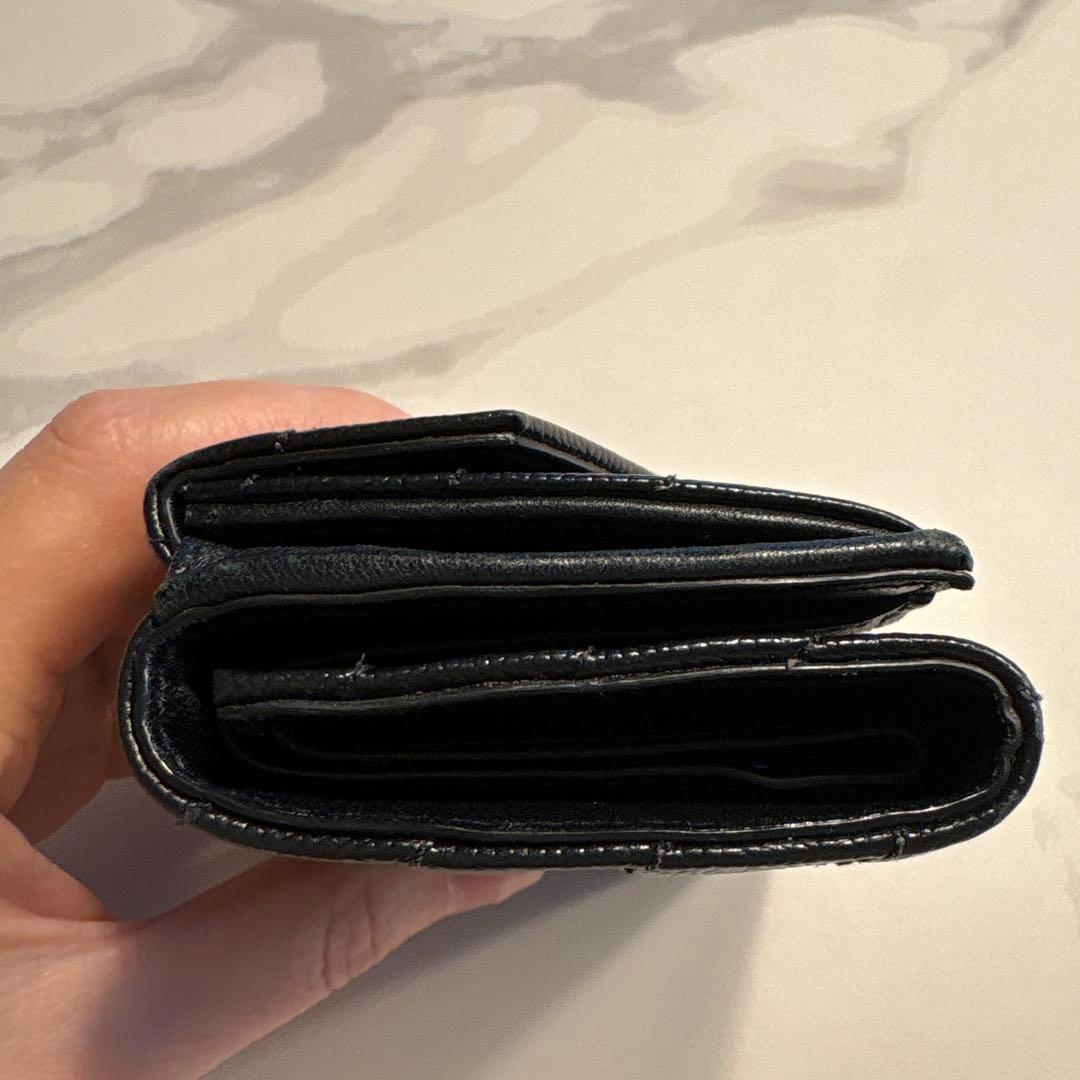 美品！サンローラン YSL 三つ折り財布 ブラック即購入OK！