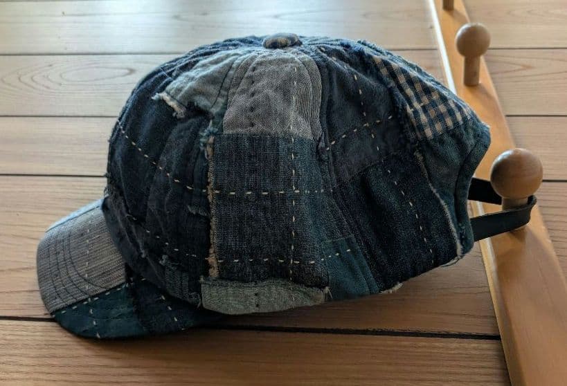 【KUON】Boro Cap　NAVY/free