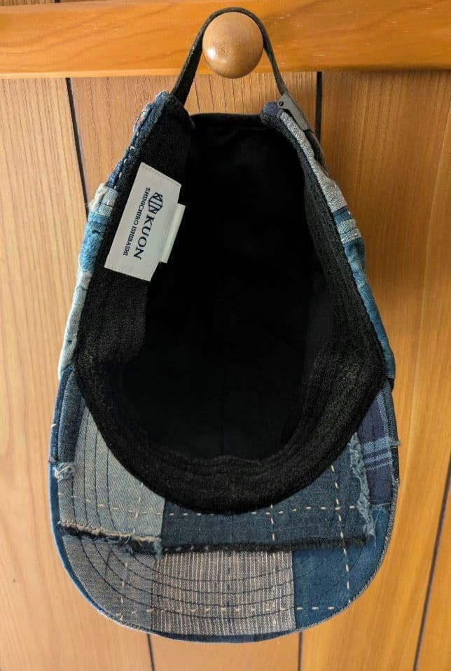 【KUON】Boro Cap　NAVY/free