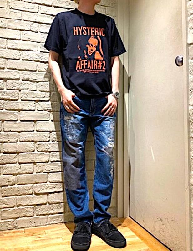 ヒステリックグラマー　和紙天竺素材　ヒスガールロゴ　Tシャツ 完売商品 レア